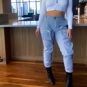 Manière De Voir - TECHNICAL CARGO PANTS - GREY